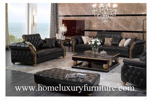 Leather sofa  sofa sets living room furniture